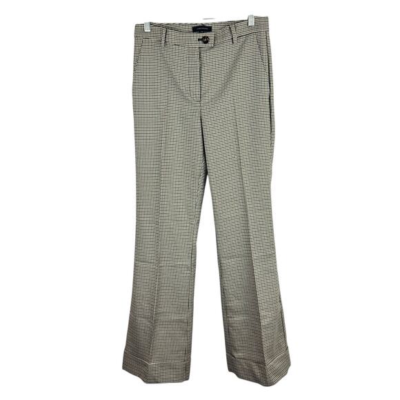NWT Ann Taylor Houndstooth Wide Leg Trouser - Picture 2 of 6
